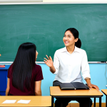 문해교육사 실무에서의 AI 활용 - Engaging Classroom Discussion**

"A group of diverse adult learners (Thai ethnicity primarily) fully...