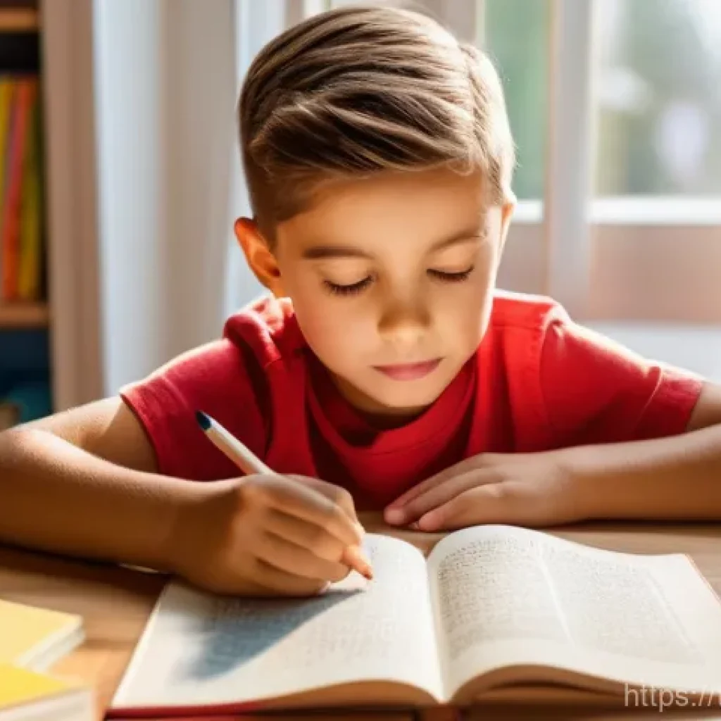 문해교육사와 학습 장애 극복 사례 - **"Understanding Dyslexia: A Child's Perspective"**
    A thoughtful child, around 7-9 years old, we...